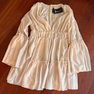 Cream mini dress